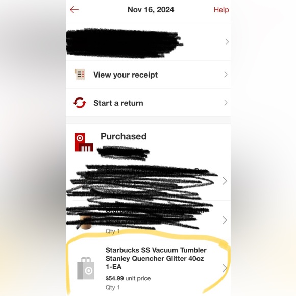 Stanley X Starbucks 40oz traveler tumbler new release‎ 11/7/24 pink fuchsia gold - Picture 11 of 11